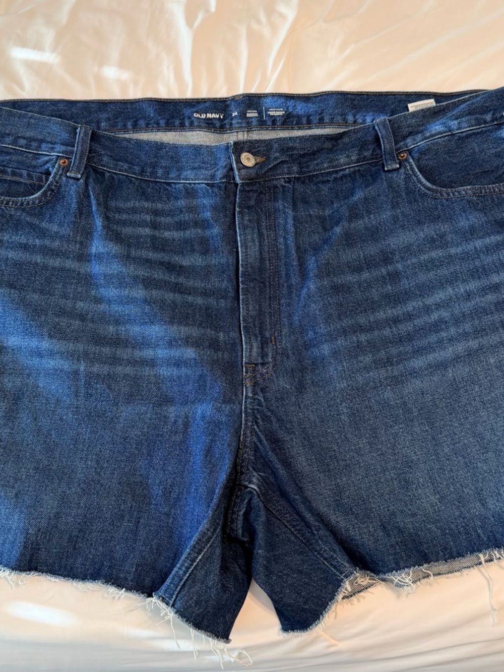 Old Navy Women’s Plus Size Blue Denim Cutoff Shorts